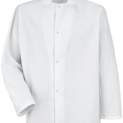 Men's Gripper-Front Short Butcher Coat Thumbnail